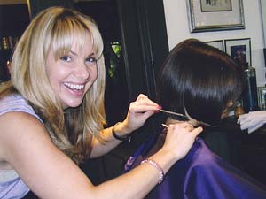 Leslie Slifkin, hairstylist 