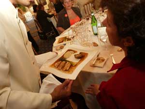A good waiter is always on his or her toes, and al 