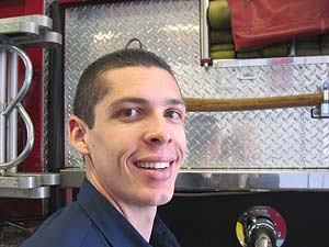 Firefighter and paramedic Todd Cremins. 