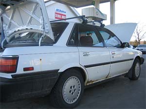 1989 Toyota Camry with 188,000 miles 
