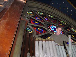 Pipe Organ Technician Larry Trupiano 