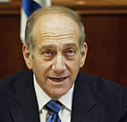Israeli acting Prime Minister Ehud Olmert 