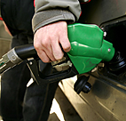 Filling up the gas tank 