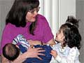 Rhonda and children