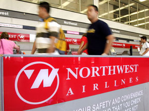 Activity is seen near Northwest Airlines ticket counter at O'Hare International Airport August 23, 2005 in Chicago, Illinois.