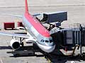 Plane at gate