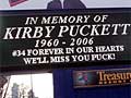 Metrodome billboard