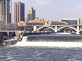 Mississippi in downtown Minneapolis