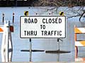 Road closed
