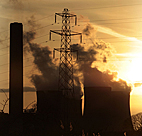 Factory spewing smoke 