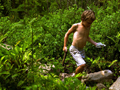 Child in the woods