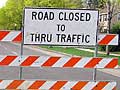 Road closed
