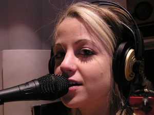 Carah Faye Charnow of the band Shiny Toy Guns