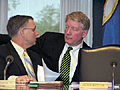 Sen. Dean Johnson and Sen. Steve Kelley