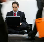 Laptop worker 