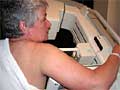 Gets regular mammograms