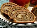 Walnut-filled potica