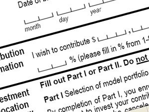 What percent will you contribute? 