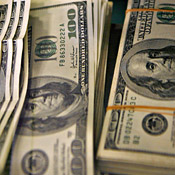 Stacks of cash 