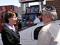 Klobuchar talking high gas prices