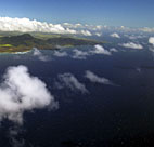 Ocean off Hawaii's island of Kauai 
