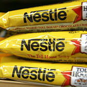Bags of Nestle Toll House chocolate chips 