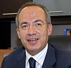 Mexican President Felipe Calderon 