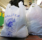 Plastic grocery bags 