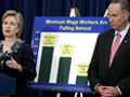 Hillary Clinton and Chuck Schumer