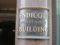 Endicott sign