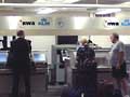 NWA customers check in