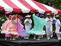 Outdoor Mexican festival.