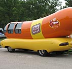 An Oscar Mayer Wienermobile visits the Fiesta ... 