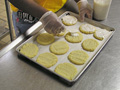 Icing cookies at the Cookie Cart Bakery