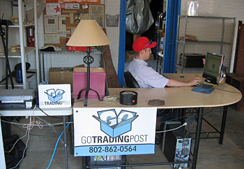 GoTradingPost partner Pete Jewett at work 