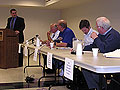 A debate in Moose Lake