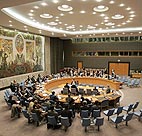 U.N. Security Council meeting room 