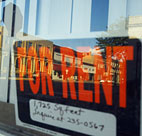 For Rent sign 
