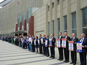 Mesaba pilots and supporters