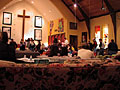 No pews here