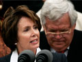 Nancy Pelosi and Dennis Hastert