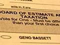 Sample runoff ballot