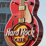 Hard Rock Cafe sign 