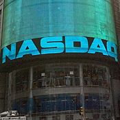 The NASDAQ screen in New York City's Times Square 