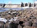 Water levels are down on the Mississippi River