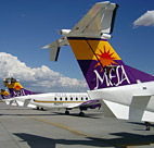 Mesa Airlines planes