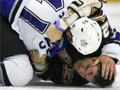 a hockey fight