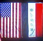 U.S. and Iraq flags 