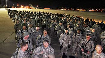 About 150 paratroopers from the 82nd Airborne ... 