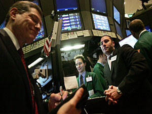 Traders at the New York Stock Exchange 